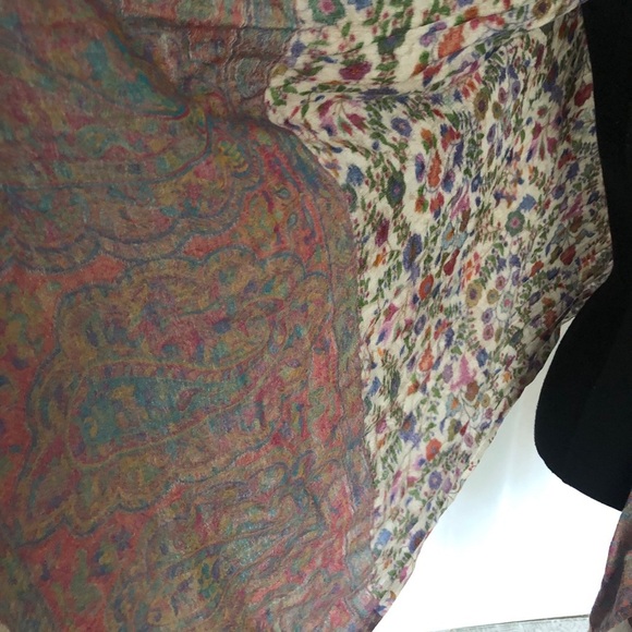 Floral and Paisley scarf wrap shawl one size - Picture 2 of 6